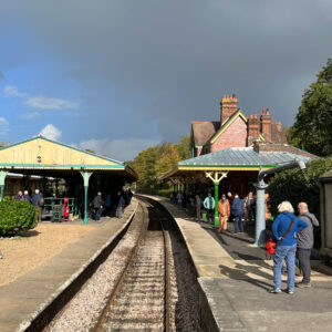 Horsted Keynes Platform 5 following major repairs (Tom James, 14 October 2023)